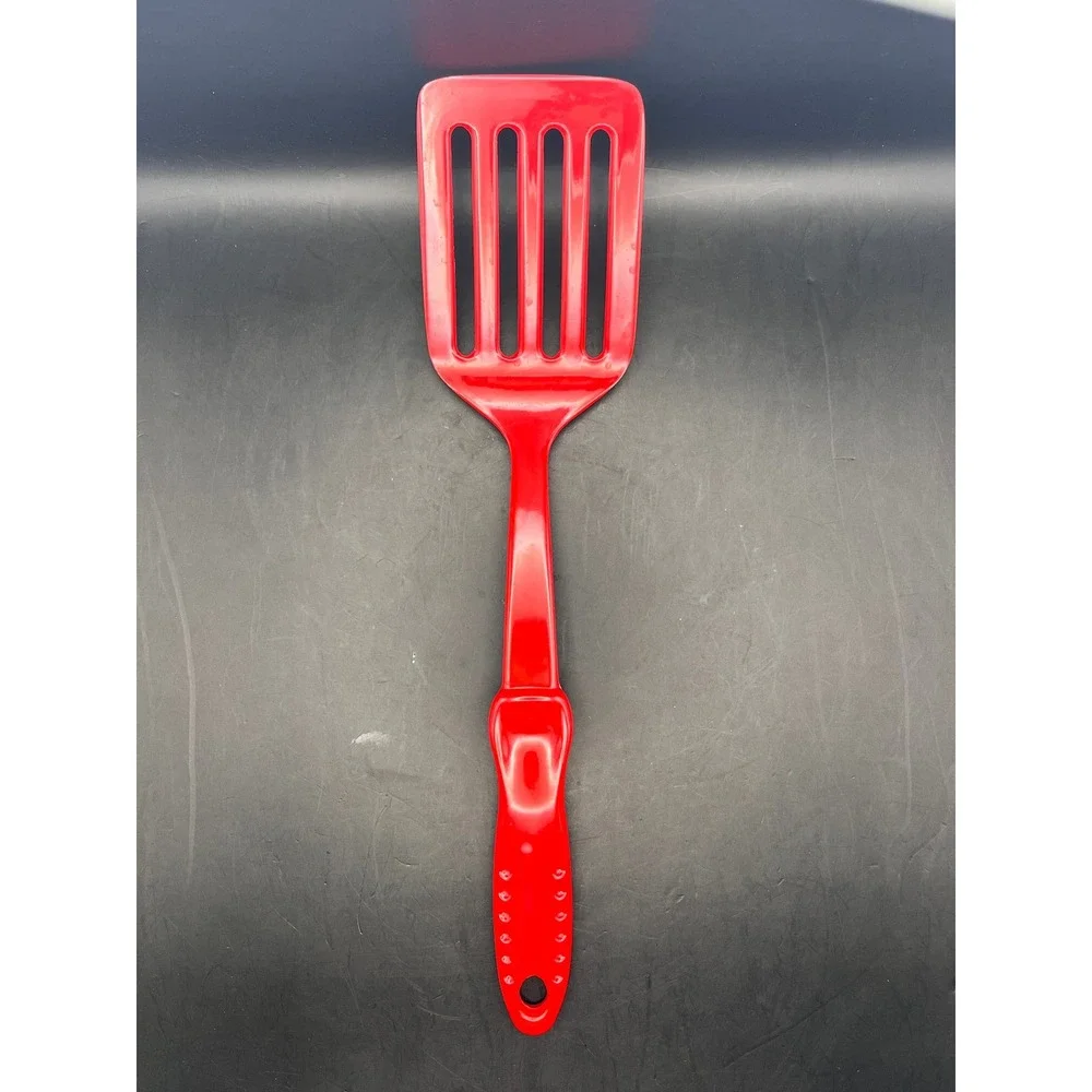 Vtg Retro‎ Red Melamine Spatula Flipper Turner Utensil Kitchenware 12.75